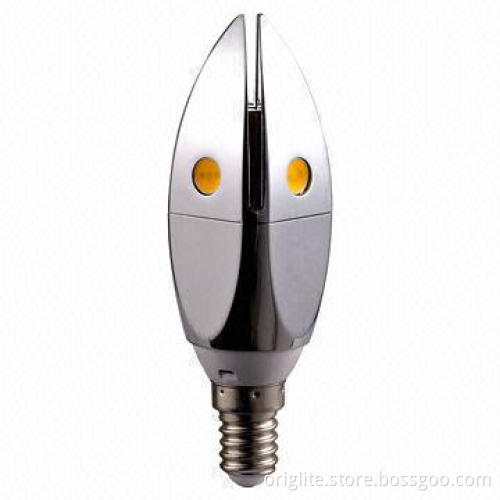 COB LED Candle Lamp, 4W, Samsung Chip, Lifud Power, COB LED, PC Bulb, 88lm/W, Exclusive Design